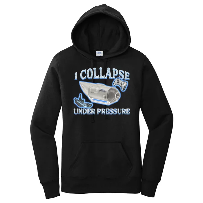 I Collapse Under Pressure Women's Pullover Hoodie