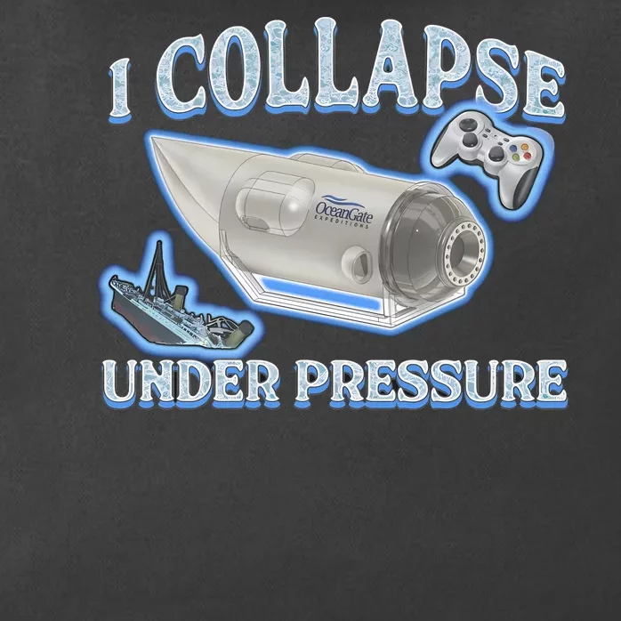 I Collapse Under Pressure Zip Tote Bag