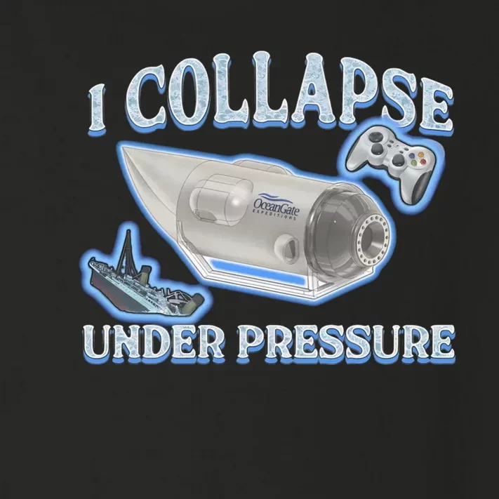 I Collapse Under Pressure Toddler Long Sleeve Shirt