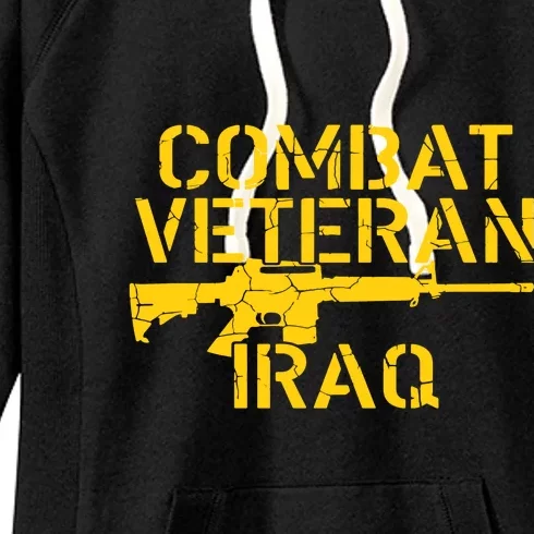 Iraq Combat Veteran Proud Women's Fleece Hoodie