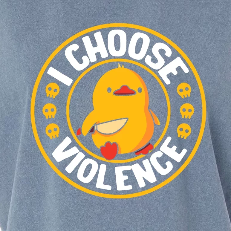 I Choose Violence Duck Garment-Dyed Women's Muscle Tee