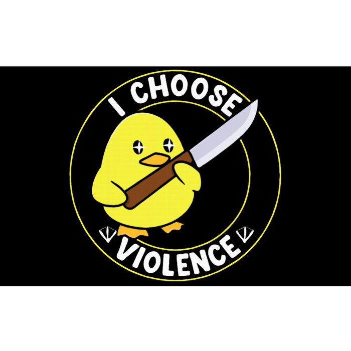 I Choose Violence. Duck Funny And Cool Bumper Sticker