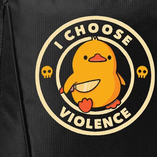 I Choose Violence Duck City Backpack