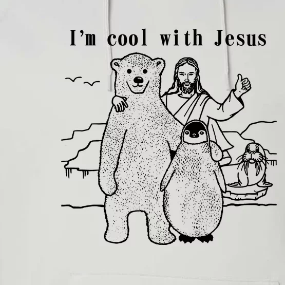 IM Cool With Jesus Performance Fleece Hoodie