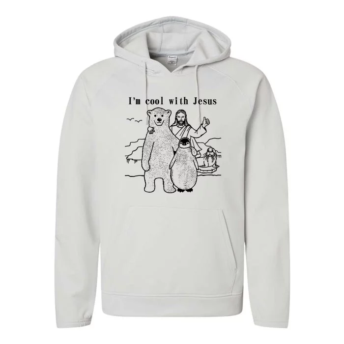 IM Cool With Jesus Performance Fleece Hoodie