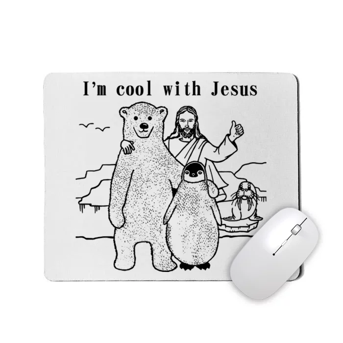 IM Cool With Jesus Mousepad