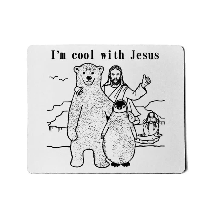 IM Cool With Jesus Mousepad