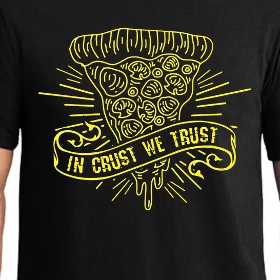 In Crust We Trust Pizza Addict Pajama Set