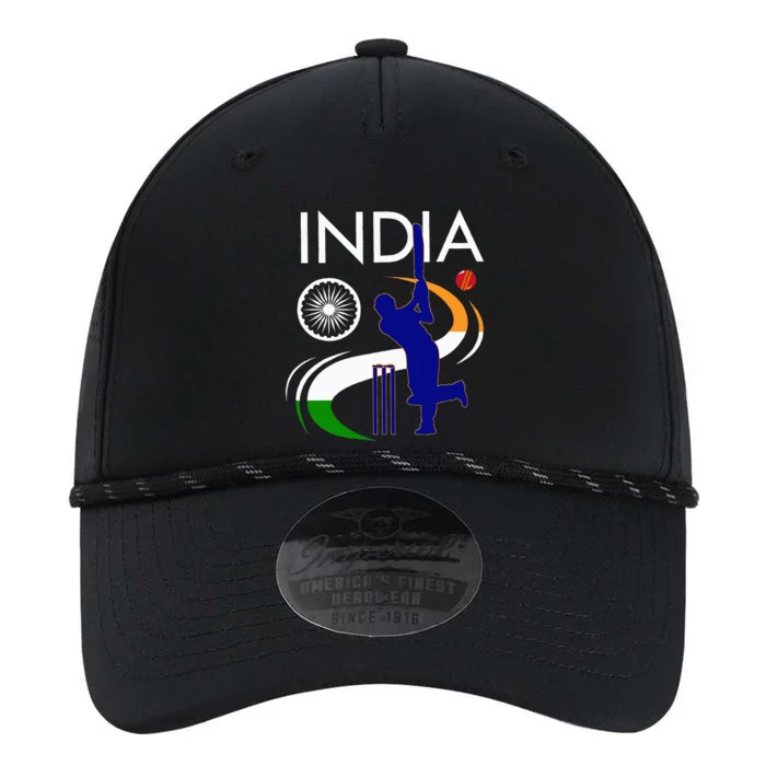 India Cricket With Indian Flag Brush Stroke Performance The Dyno Cap