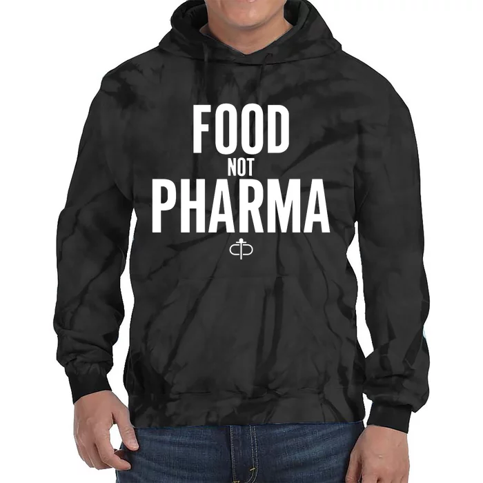 Ian Carroll Wearing Food Not Pharma Tie Dye Hoodie