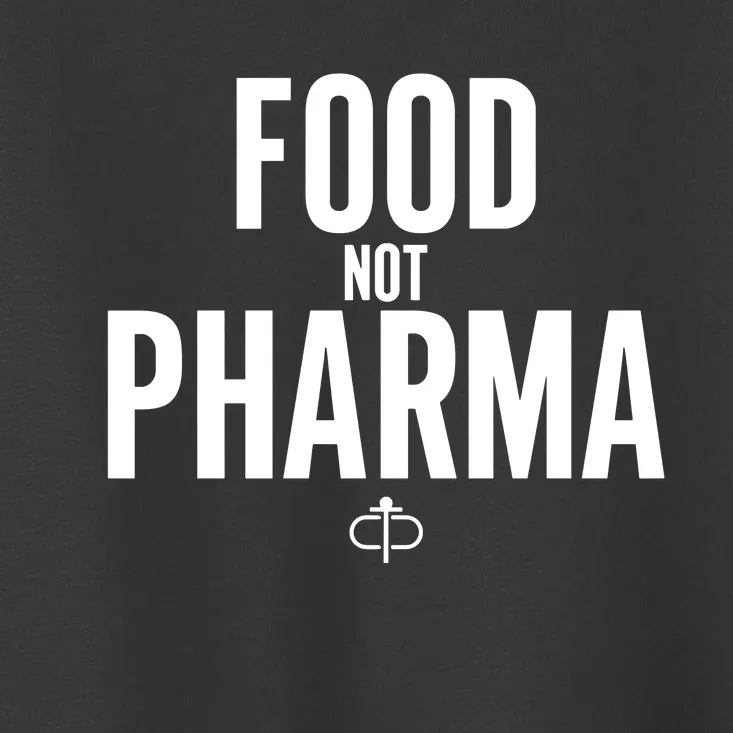 Ian Carroll Wearing Food Not Pharma Toddler T-Shirt