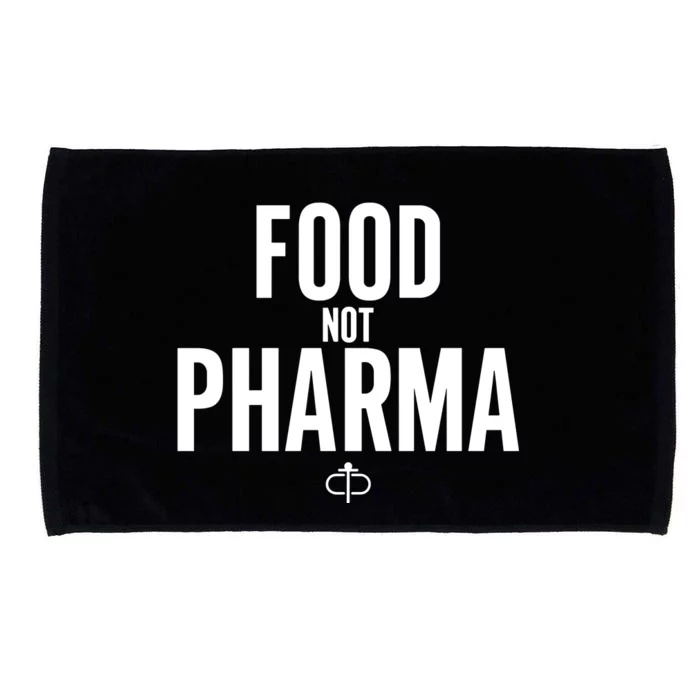 Ian Carroll Wearing Food Not Pharma Microfiber Hand Towel