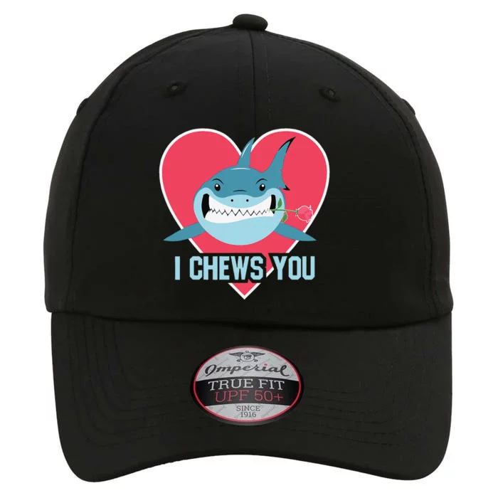 I Chews You Funny Shark Lovers Valentines Day Couple Sharks The Original Performance Cap