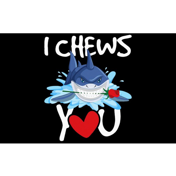 I Chews You Shark Lovers Wildlife Marine Biologist Science Bumper Sticker