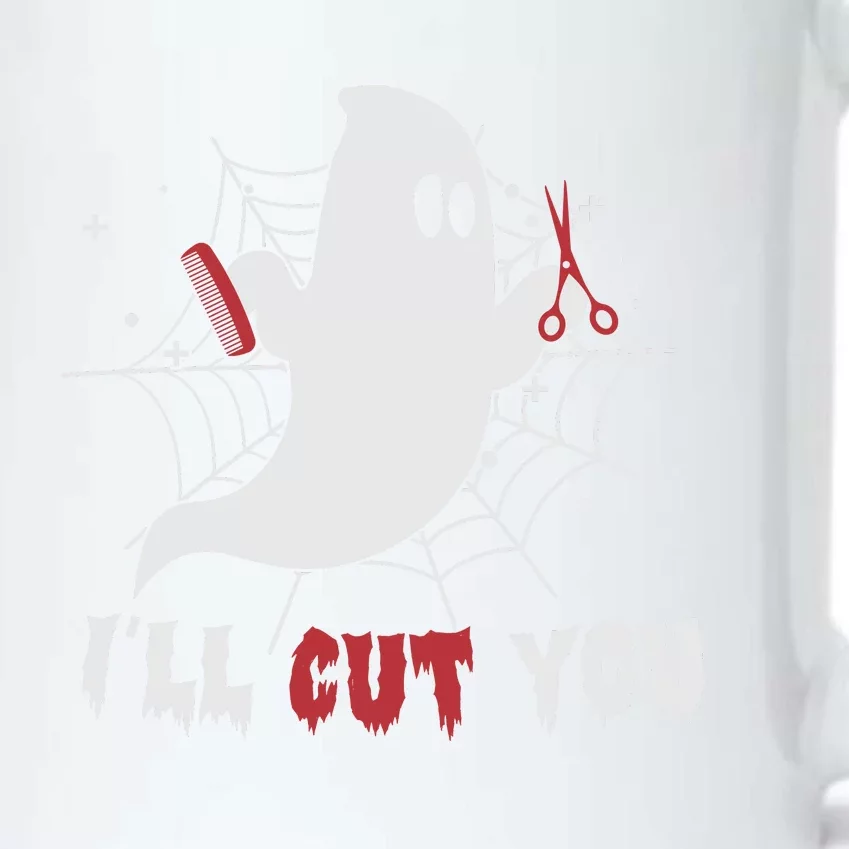 I’ll Cut You Hairdresser Ghost Halloween Black Color Changing Mug