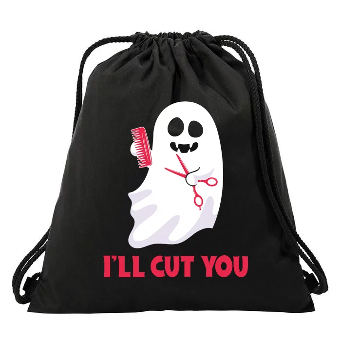 I'll Cut You Halloween Boo Hocus Pocus Halloween Day Drawstring Bag