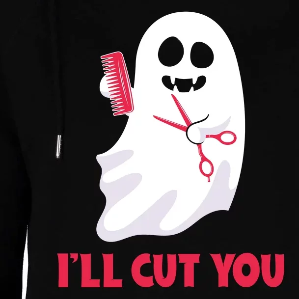 I'll Cut You Halloween Boo Hocus Pocus Halloween Day Womens Funnel Neck Pullover Hood