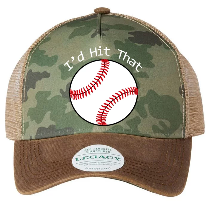 I'd Hit That Baseball Legacy Tie Dye Trucker Hat