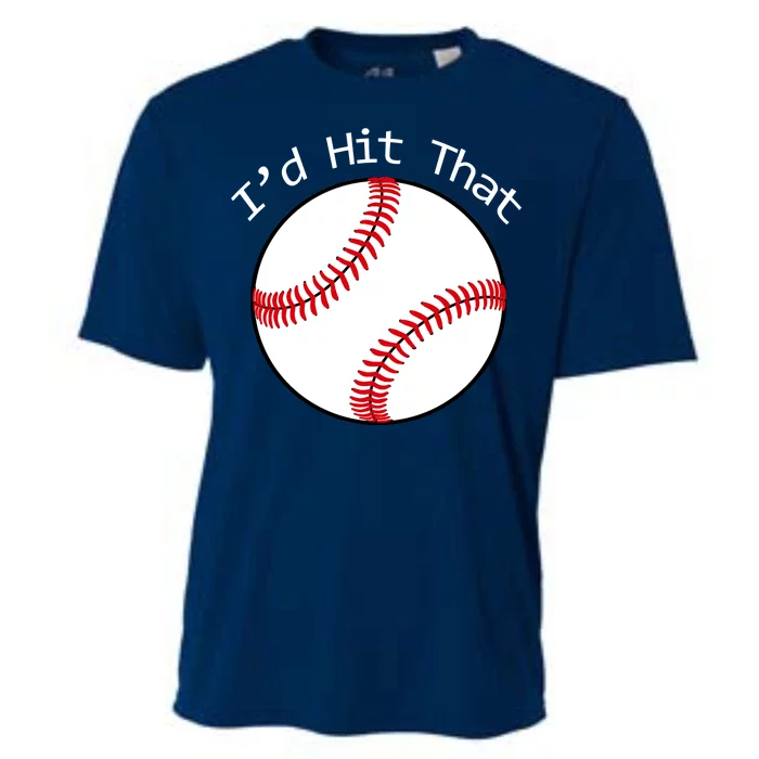 I'd Hit That Baseball Cooling Performance Crew T-Shirt