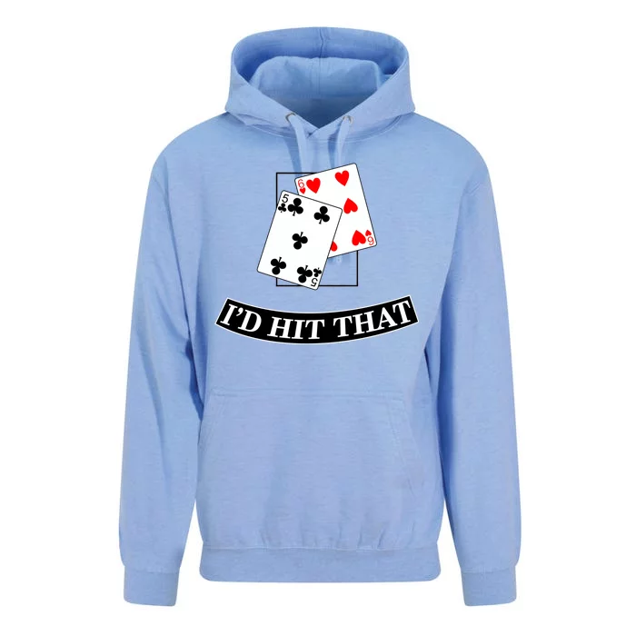 I'd Hit That Black Jack Unisex Surf Hoodie