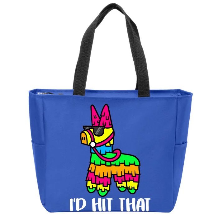 I'd Hit That Pinata Funny Party Zip Tote Bag