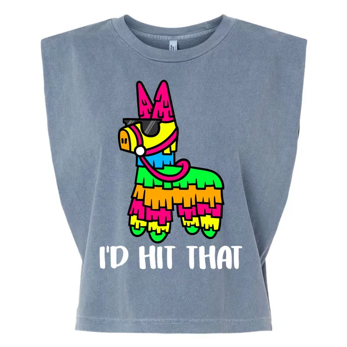 I'd Hit That Pinata Funny Party Garment-Dyed Women's Muscle Tee