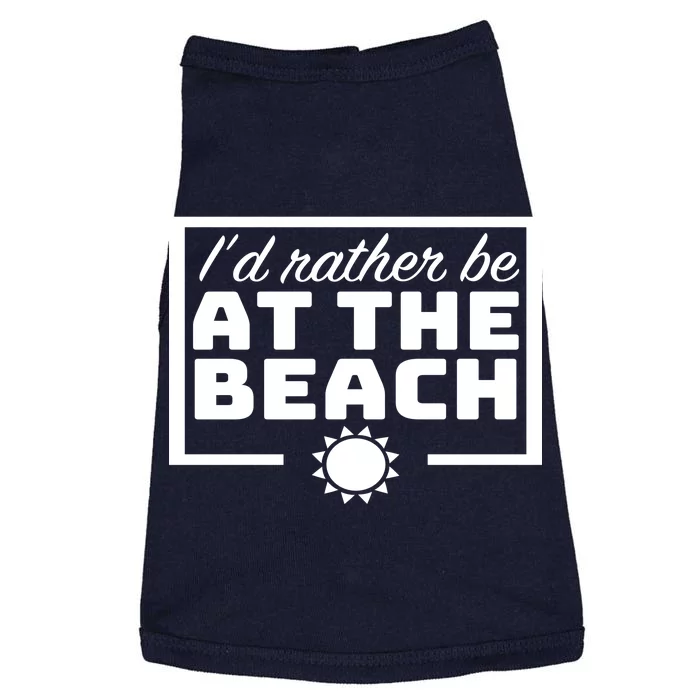 I'd Rather Be At The Beach Doggie Tank