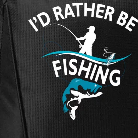 I'd Rather Be Fishing City Backpack