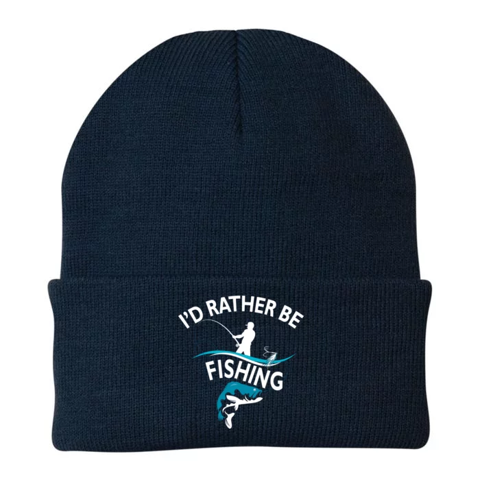 I'd Rather Be Fishing Knit Cap Winter Beanie