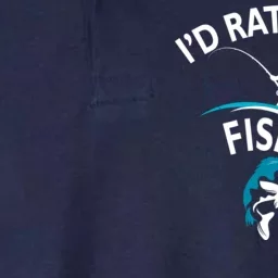 I'd Rather Be Fishing Softstyle Adult Sport Polo