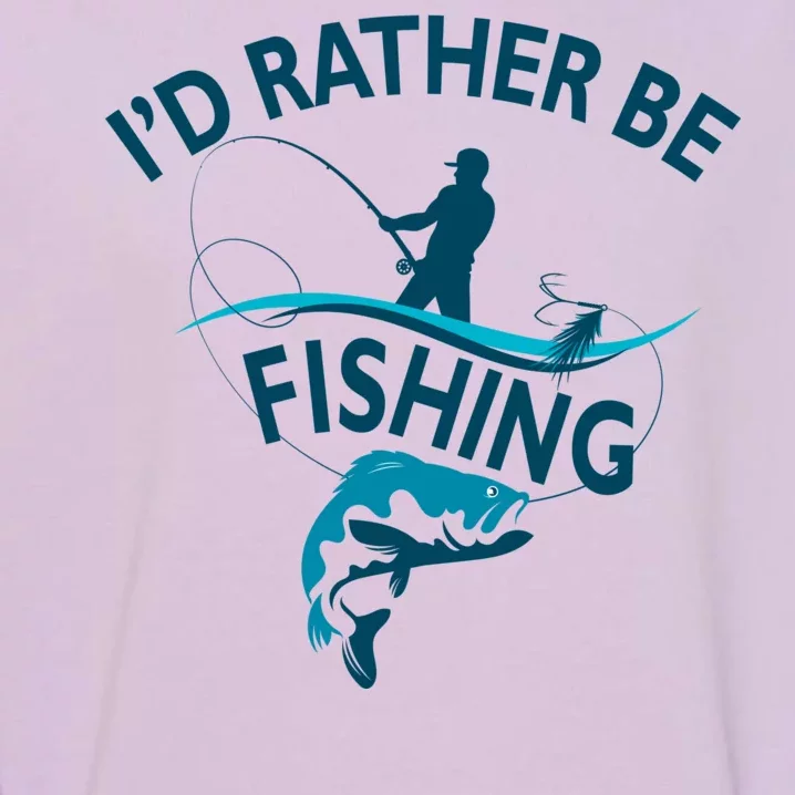 I'd Rather Be Fishing Garment-Dyed Sweatshirt