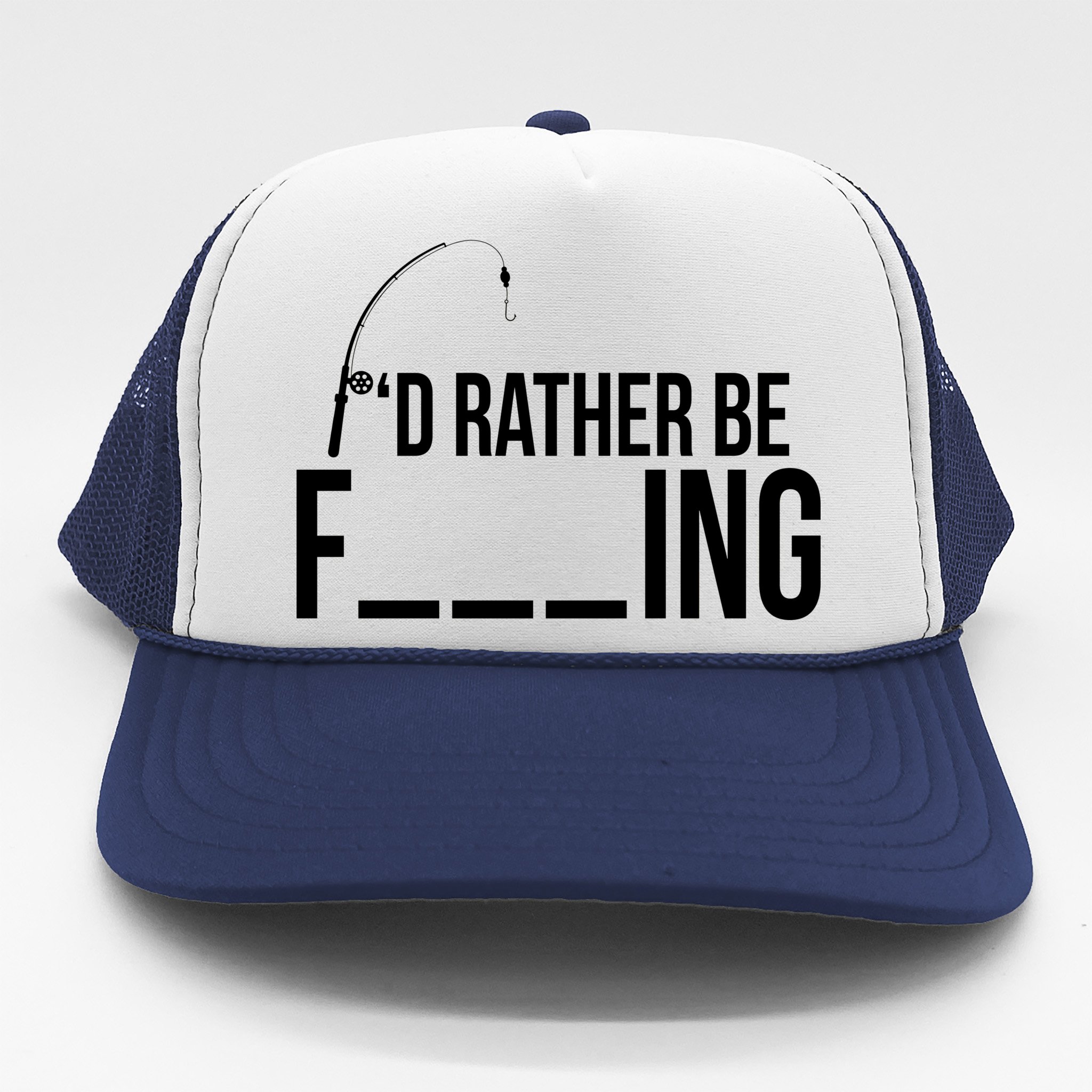 O Men's Novelty 'I'd Rather Be Fishing' Summer Baseball Cap Sun Hat 3 Colours