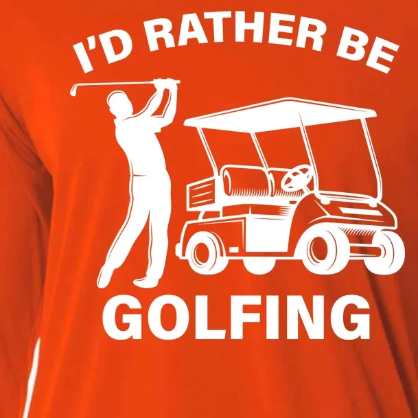 I'd Rather Be Golfing Cooling Performance Long Sleeve Crew