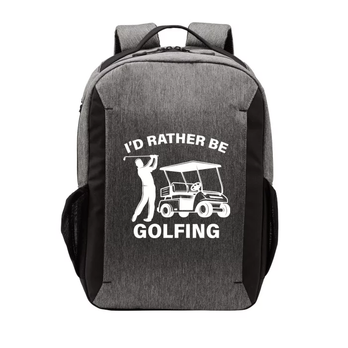 I'd Rather Be Golfing Vector Backpack