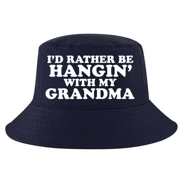 I'd Rather Be Hangin' With My Grandma Cool Comfort Performance Bucket Hat