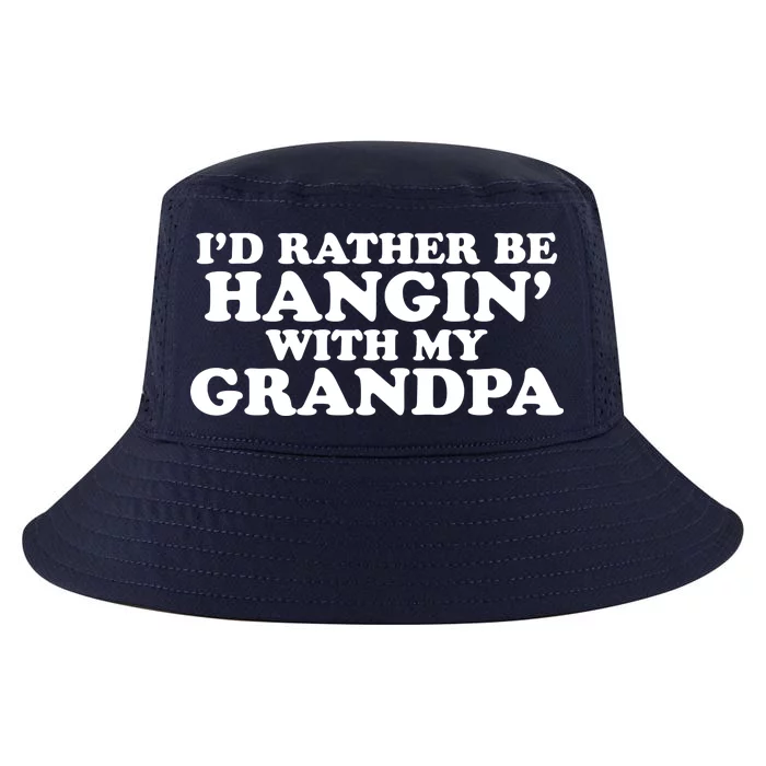 I'd Rather Be Hangin' With My Grandpa Cool Comfort Performance Bucket Hat