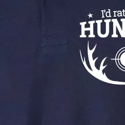 I'd Rather Be Hunting Softstyle Adult Sport Polo