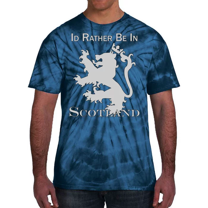 Id Rather Be In Scotland Tie-Dye T-Shirt