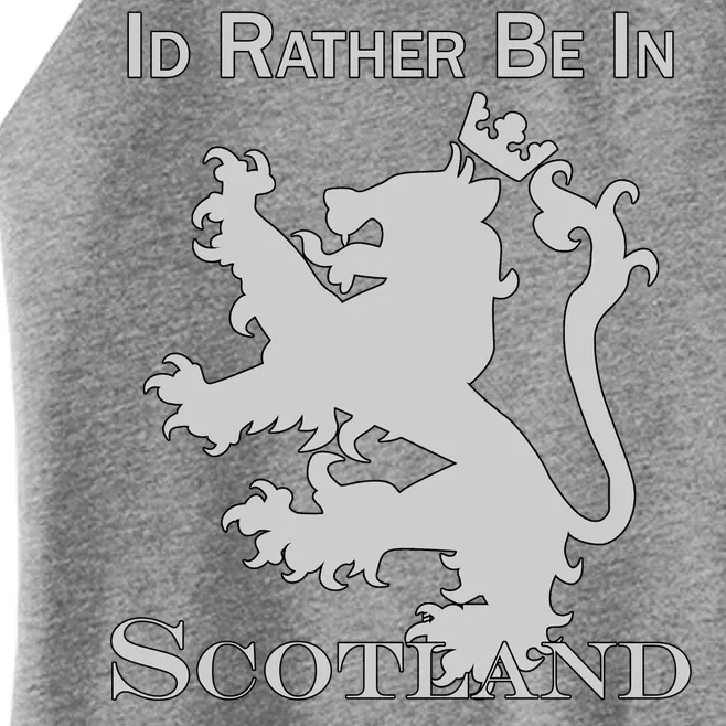 Id Rather Be In Scotland Women’s Perfect Tri Rocker Tank