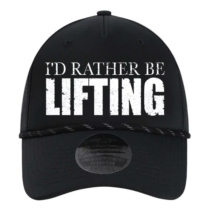 I'd Rather Be Lifting Funny Workout Gym Performance The Dyno Cap