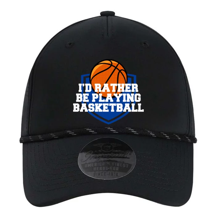 I'd Rather Be Playing Basketball Performance The Dyno Cap