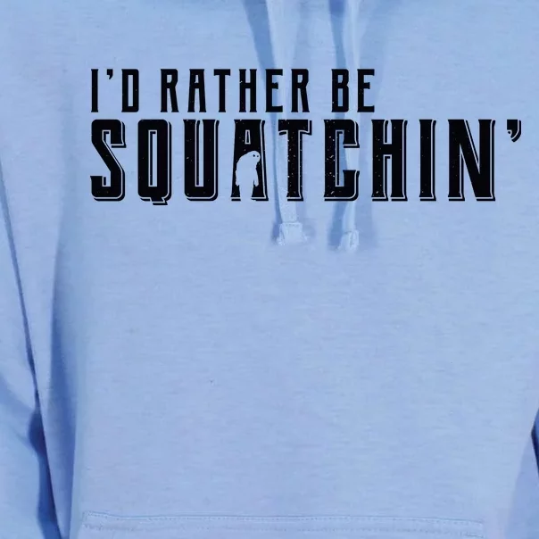 I'd Rather be Squatchin Unisex Surf Hoodie