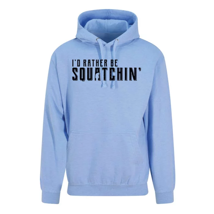 I'd Rather be Squatchin Unisex Surf Hoodie