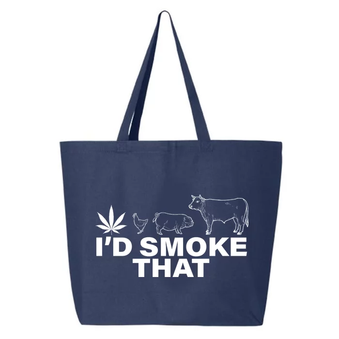 I'd Smoke That Pot Head Marijuana 25L Jumbo Tote