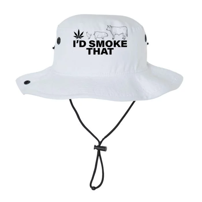 I'd Smoke That Pot Head Marijuana Legacy Cool Fit Booney Bucket Hat