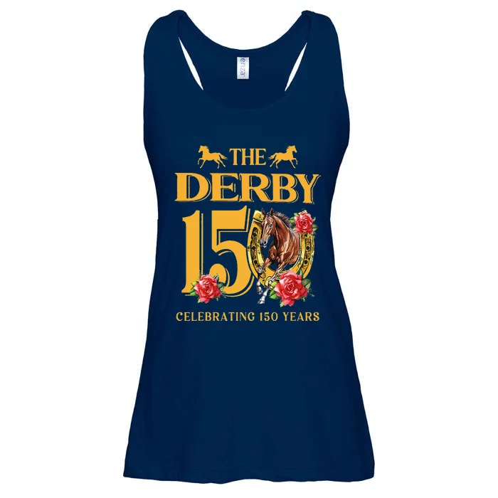 ItS Derby 150 Yall 150th Horse Racing Talk Derby To Me Ladies Essential Flowy Tank