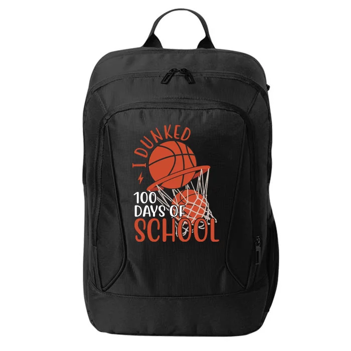 I Dunked 100 Days Of School Basketball City Backpack