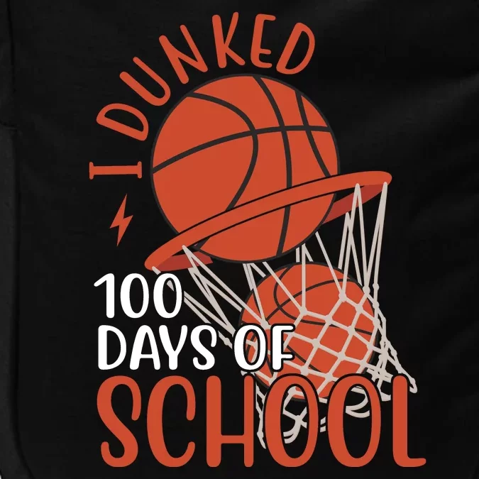 I Dunked 100 Days Of School Basketball Impact Tech Backpack