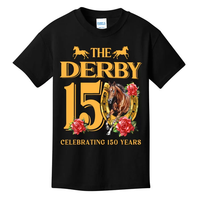 ItS Derby 150 Yall 150th Horse Racing Talk Derby To Me Kids T-Shirt