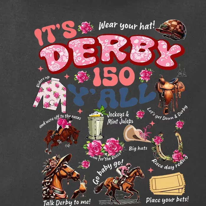 ItS Derby 150 YAll Ky Derby Day Zip Tote Bag